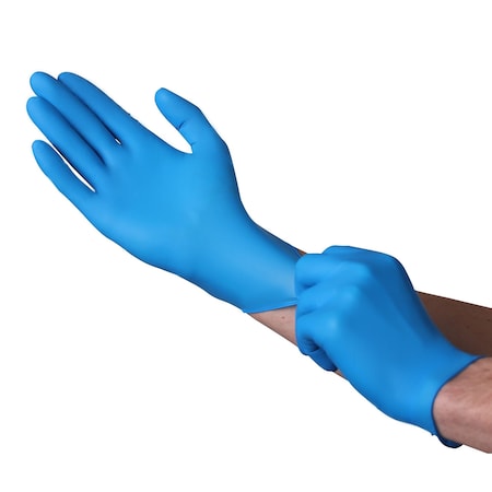 Exam Glove, Nitrile, Blue, Medium, 1000 PK